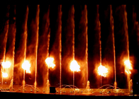 Μοναδική οδηγημένη πηγή μουσικής, μουσικό σύστημα πηγών Diy με τη φλόγα πυρκαγιάς προμηθευτής